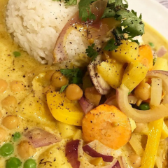 Ananas Kichererbsen Curry