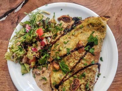 Fungi Crepe - Vegan Vegetarische Speise